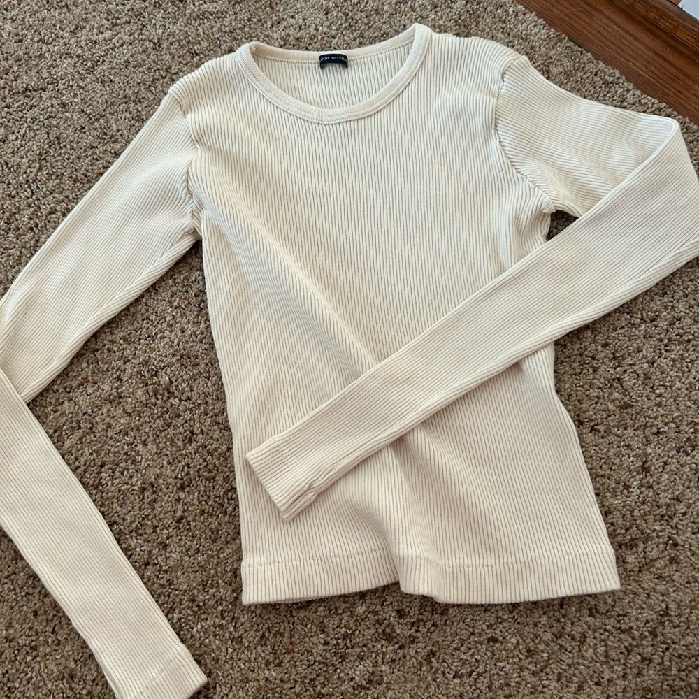 Brandy Melville ribbed long sleeve